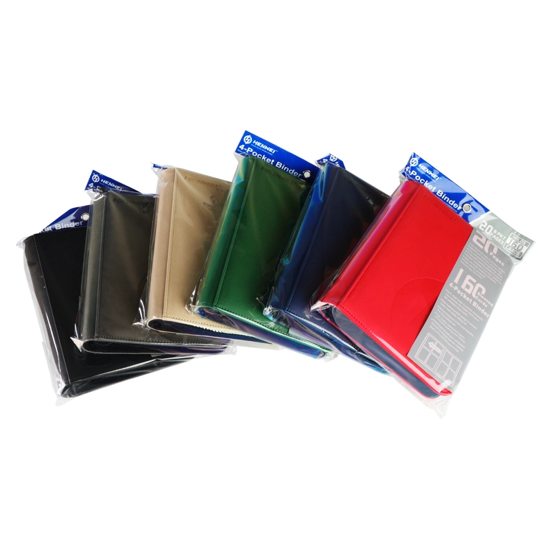 Leather Photo Game Cards Album New Side Loading Card Collection Binder