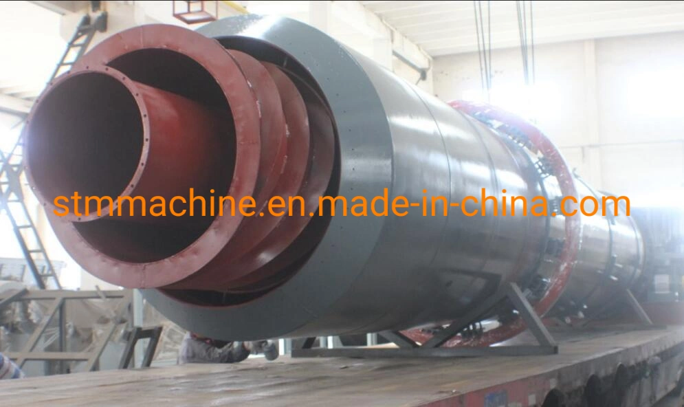 Rotary Type Compact Complete Drying Production Line Triple Pass Three Cylinder Sand Dryer Machinery