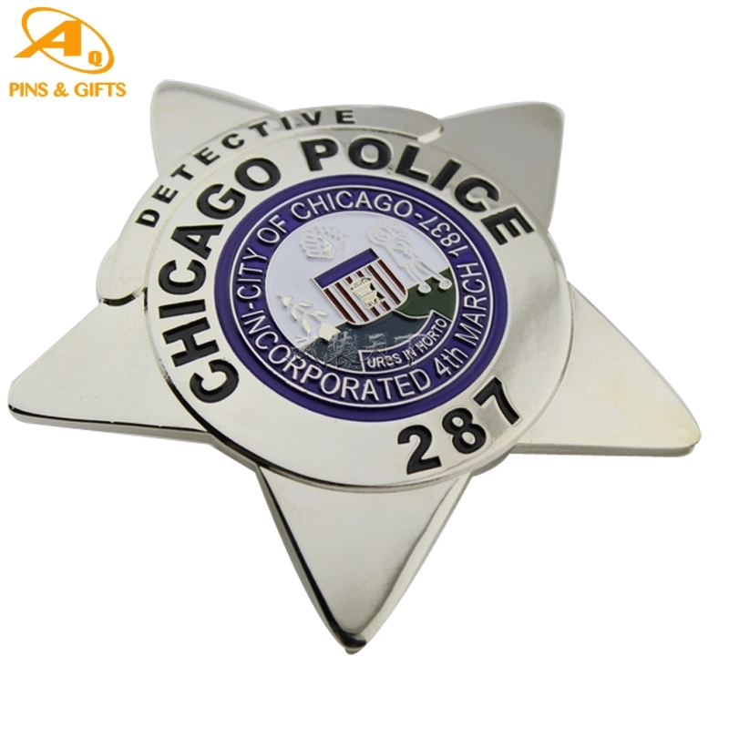 A polícia que sofrem de demência China Carro grossista Badge Metal Personalizado dons ligas