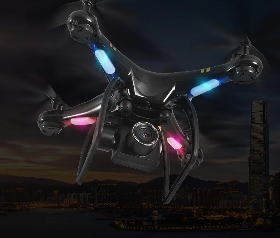 Built-in 6-Axis Gyroscope Dual GPS Flight Time 20minutes Real Arial Photography Drone with HD2106p Live Video Quadcopter WiFi 500m Image Remote Transmit