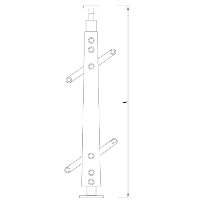 Stainless Steel Baluster Glass Railing Guardrail