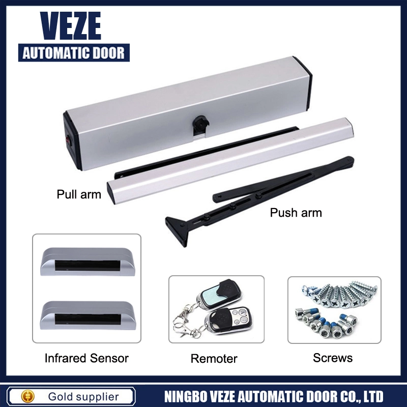 Aluminium Double Swing Automatic Door Operator with 50W/100W Motor