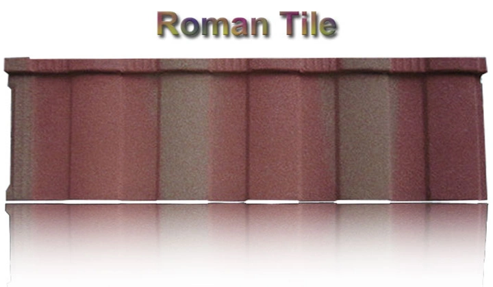 Chinese Imitation Stone Coated Steel Roof Tile for Canada