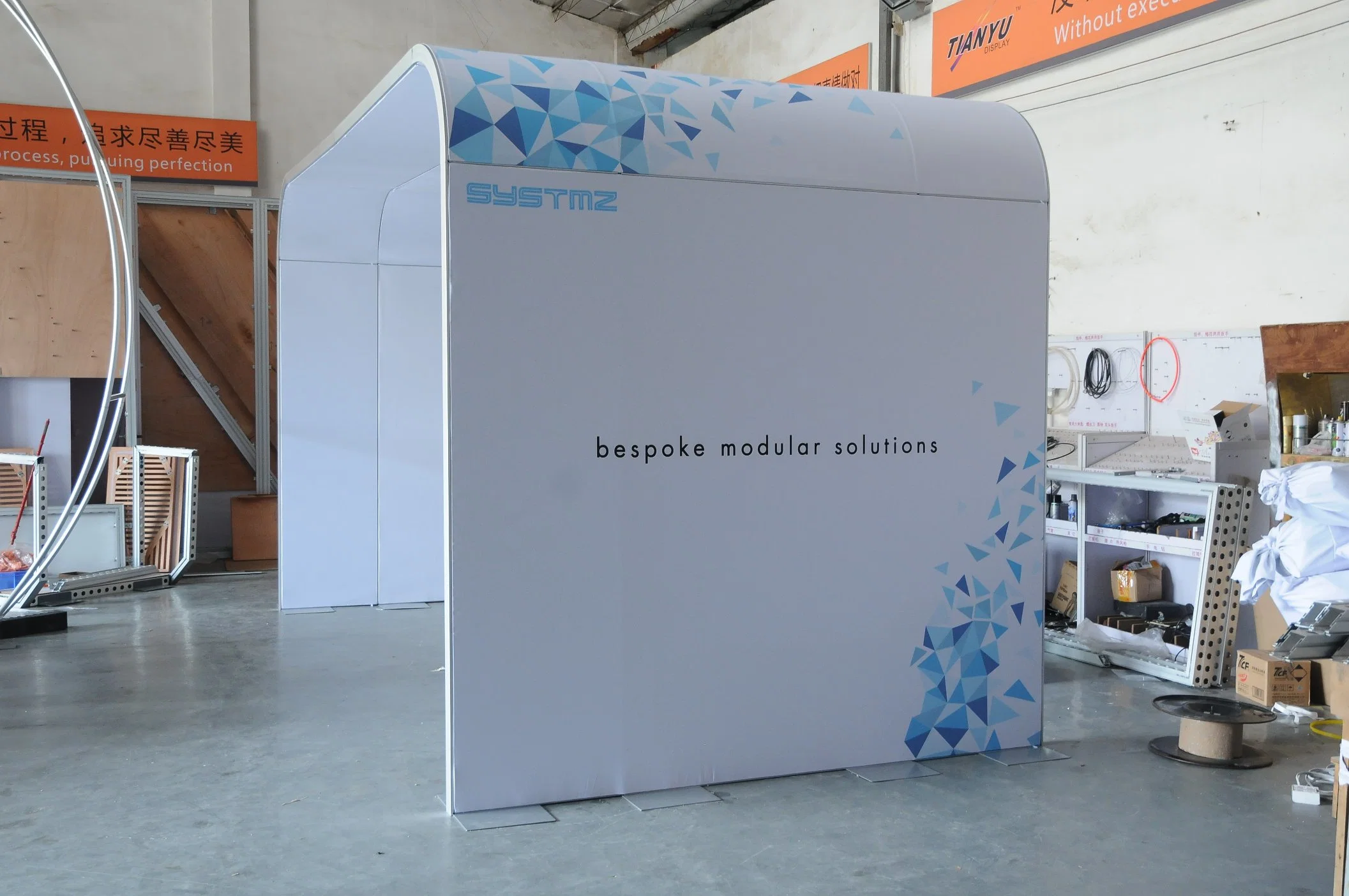 Expo Event Portable Custom Modular Aluminum Frame Advertising Trade Show Exhibition Booth