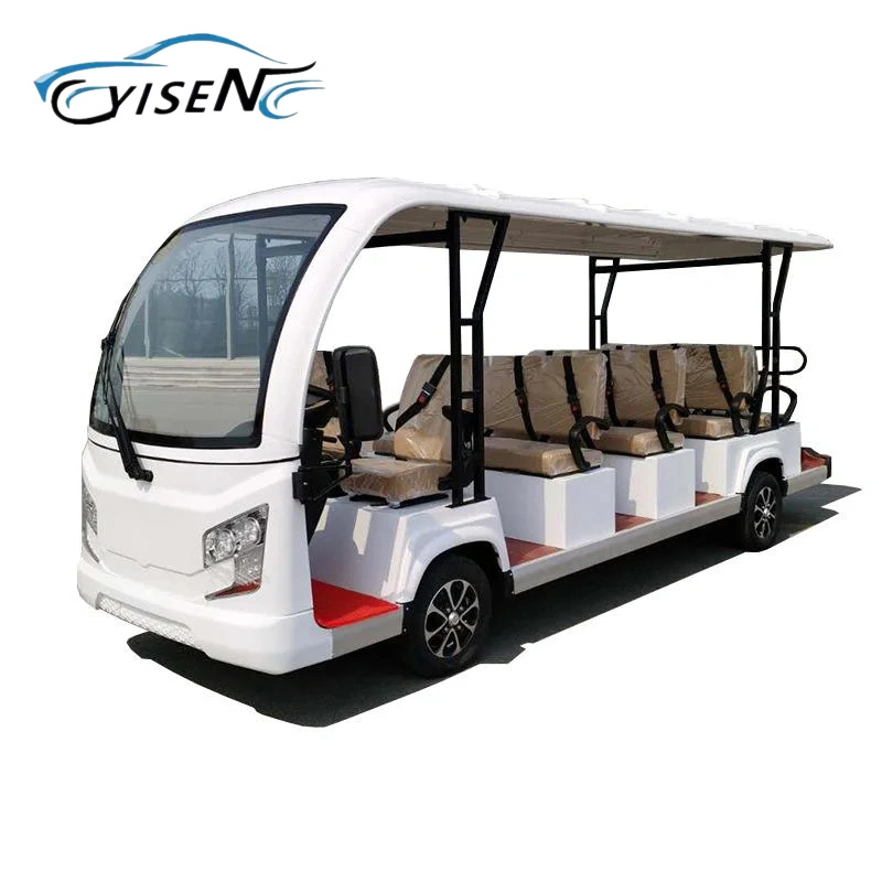 Electric Sightseeing Bus Golf Buggy Golf Cart 14 Seats Wholesale/Supplier Sightseeing Cart