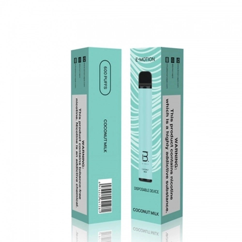 Bmor E-Motion 900 puffs 5% NIC E CIG Vape jetable Meilleure qualité cigarette électronique contre fume Ultra