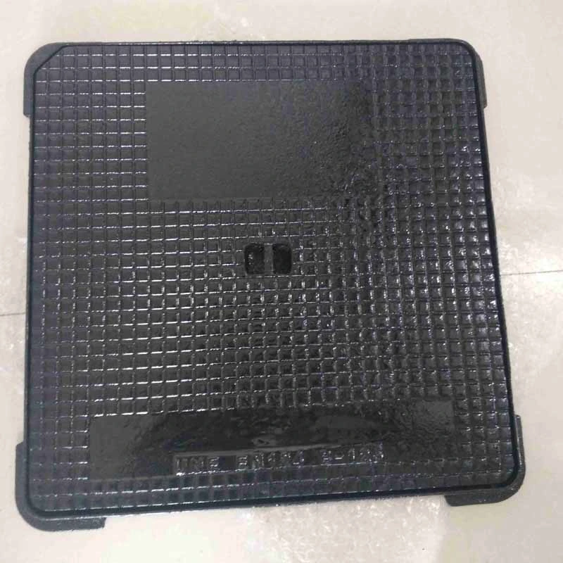 Light Cover B125 300X300mm to 600X600mm Square Ductile Cast Iron Manhole Cover and Drain Grating