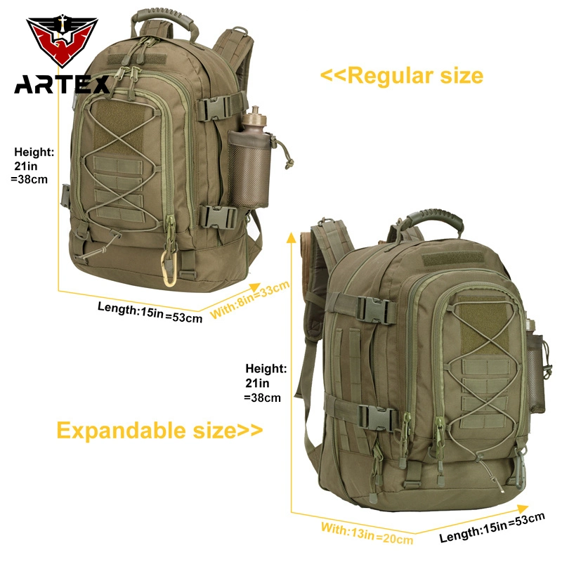 Artex Backpack Travel Backpacks Waterproof School Bags Outdoor Sport Hiking Bag 45L with Laptop Backpac Tactical Backpacks