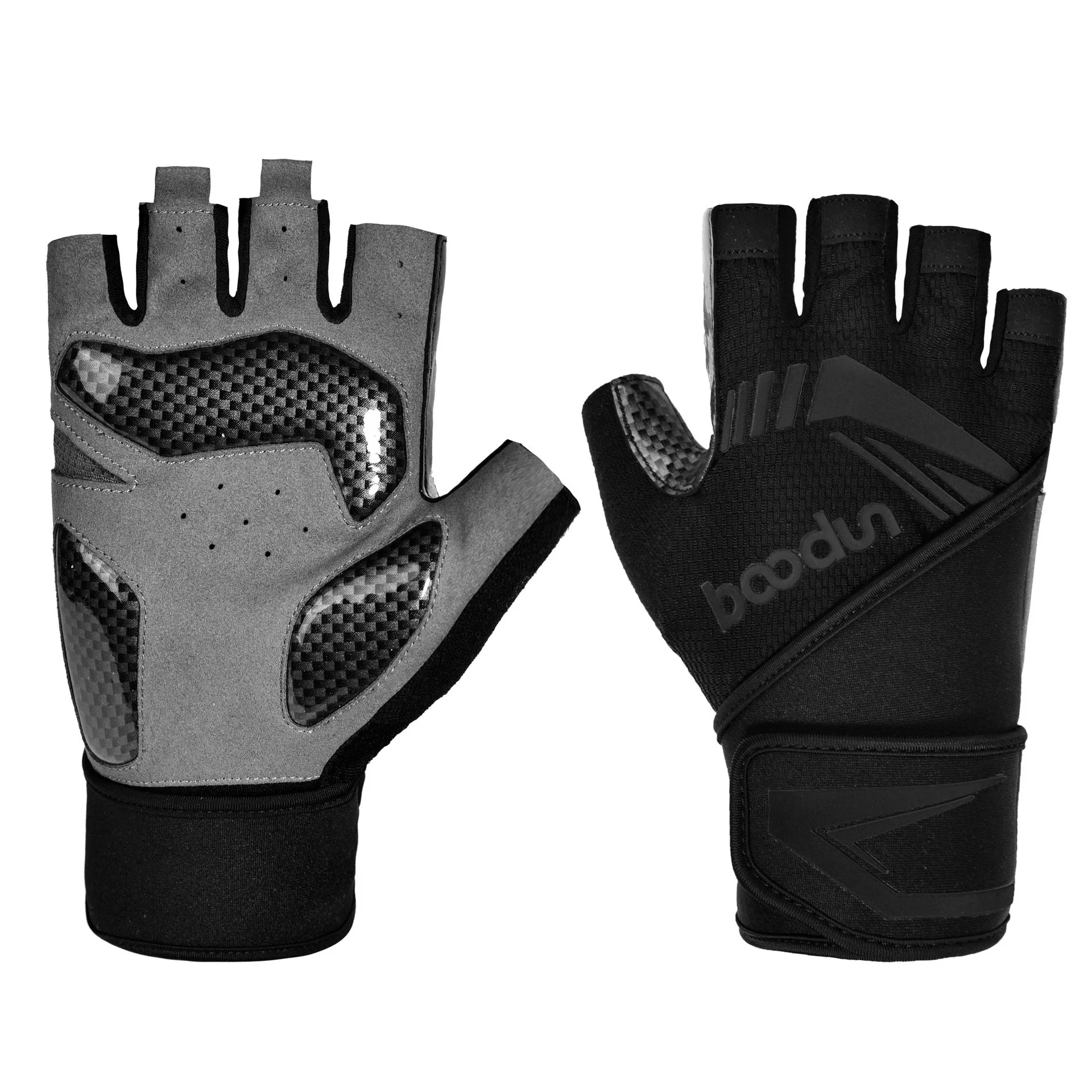 Factory Direct Sale Non Slip Breathable Fitness Training Half Finger Weightlifting Gloves