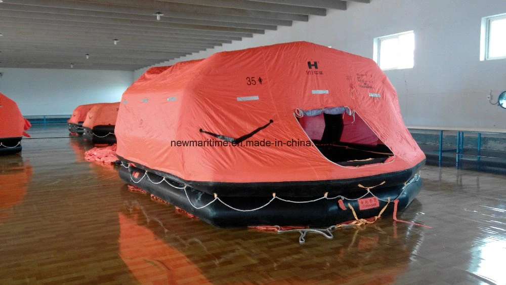 Certificated 4 Manthrow-Overboard Inflatable Liferaft for Sale