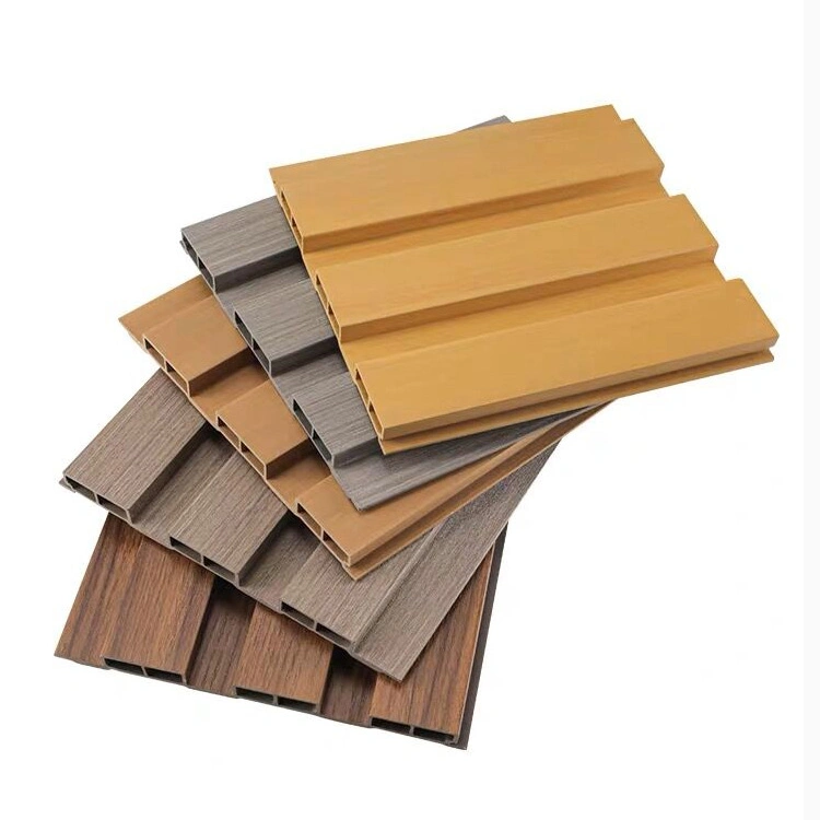 Wood Composite Interior Fluted Panels PVC Wall Panel WPC Wall Panel Clading