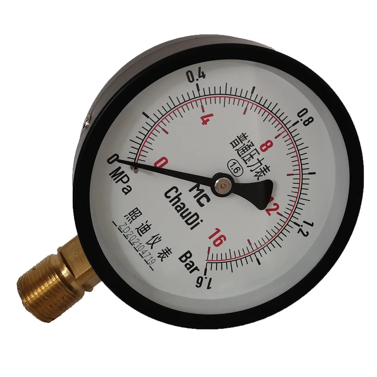 2.5 Inches Manometer Shock Proof Liquid Filled Stainless Steel Pressure Gauge