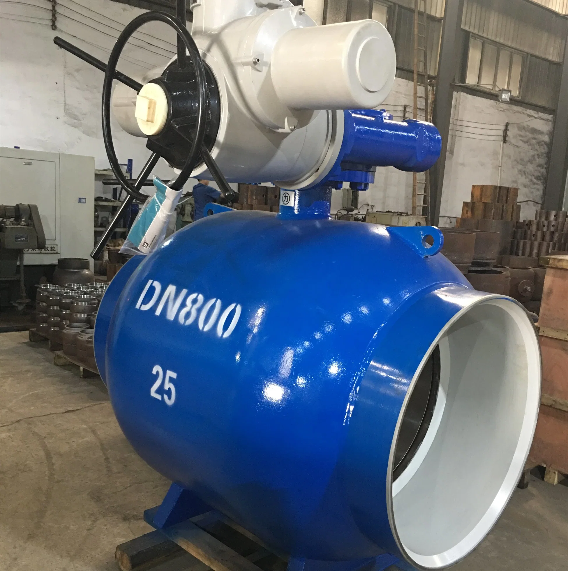 Gear Operated Butt Weld Ball Valve Anti-Static Design Independent Ball and Stem Floating Self-Relieving Seat Rings Dbb Pipeline Heating All Welded Ball Valves