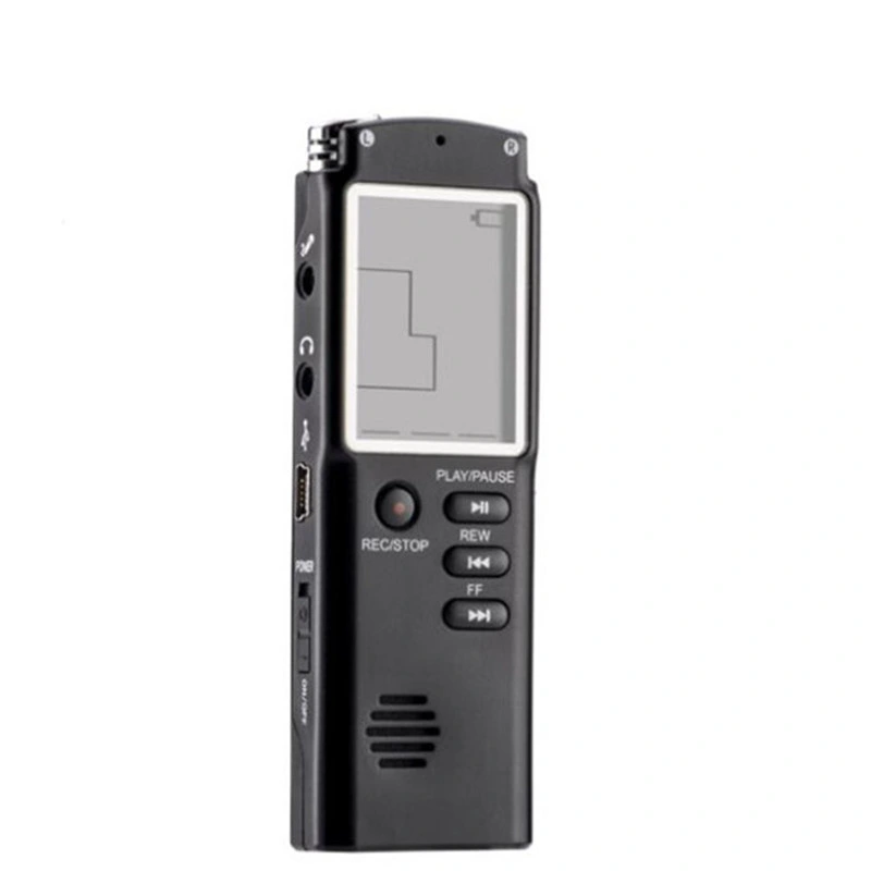 Tragbarer Audio-Sound-Recorder mit MP3-Player-Mikrofon