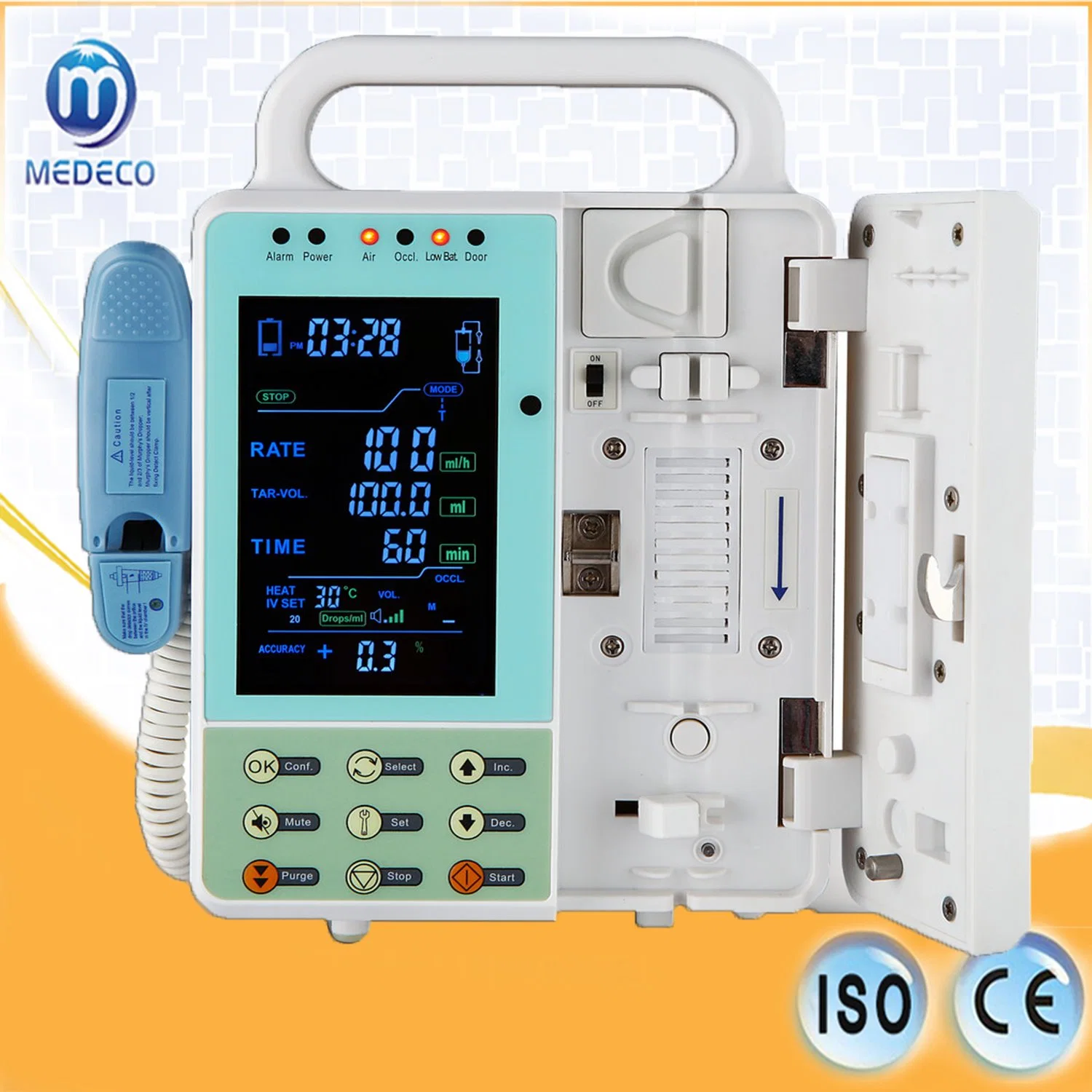 Medical Syringe Infusion Pump, Patient Infusion Pump, Hospital Infusion Injection Pump Model Oip-900