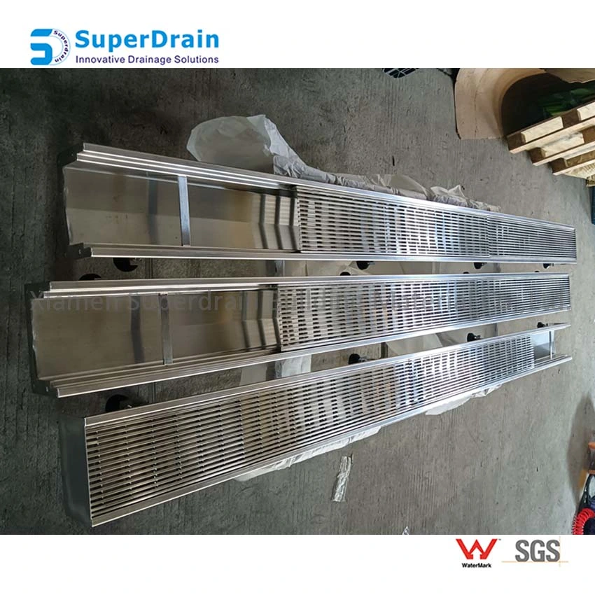 China SUS Water Strainer Grate Cover Trench Drainage System for Central Kitchen