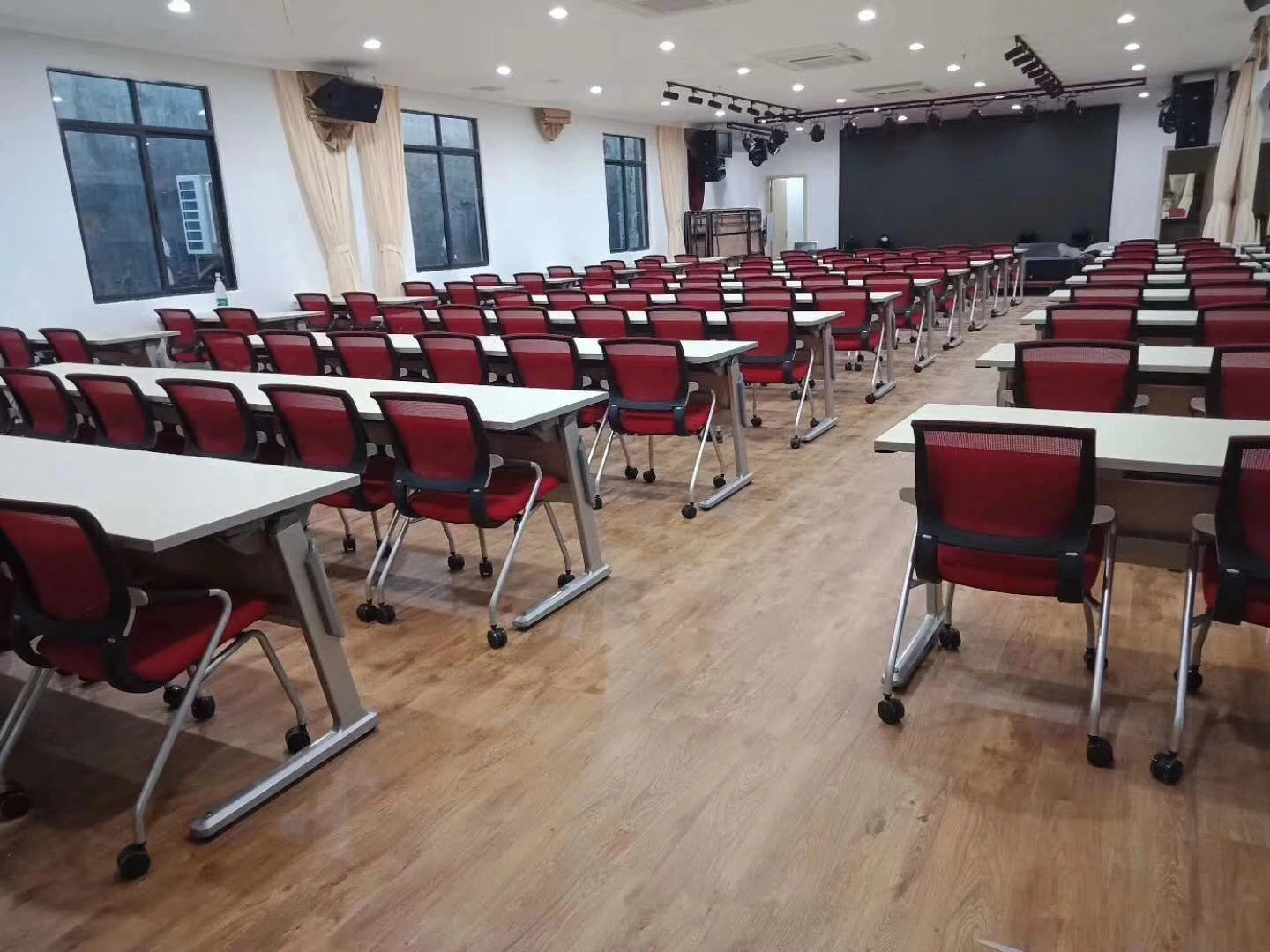 Rotary Meeting Swivel Five Star Conference Staff Office Mesh Furniture