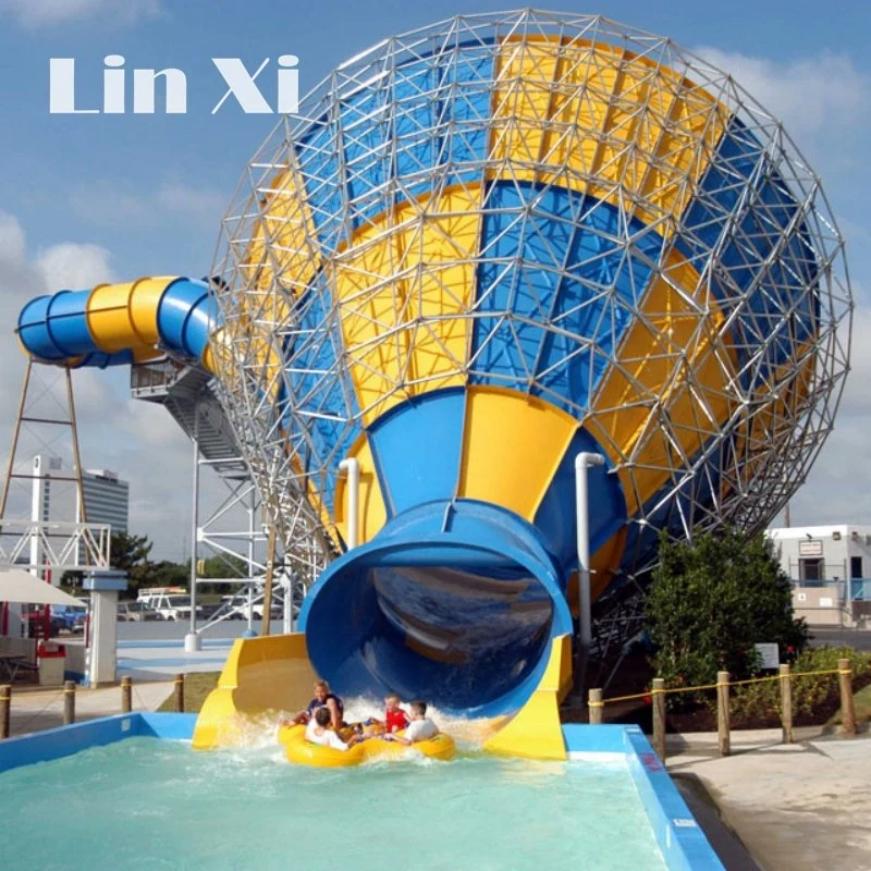 Customized Outdoor Adult Water Park Fiberglass Large Speaker Slide for Children's Amusement Park Sports Equipment 20s