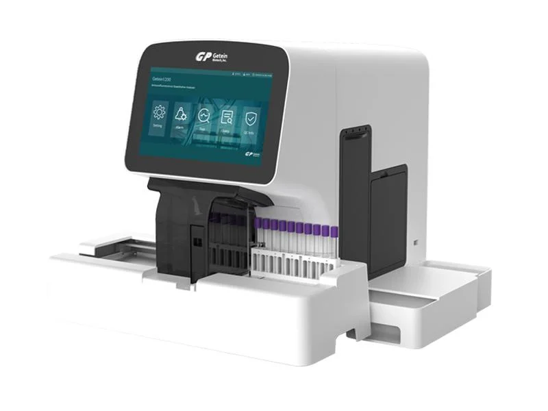 Fully Automated Dry Fluorescence Immunoassay Getein 1200 for Cardiovascular Testing
