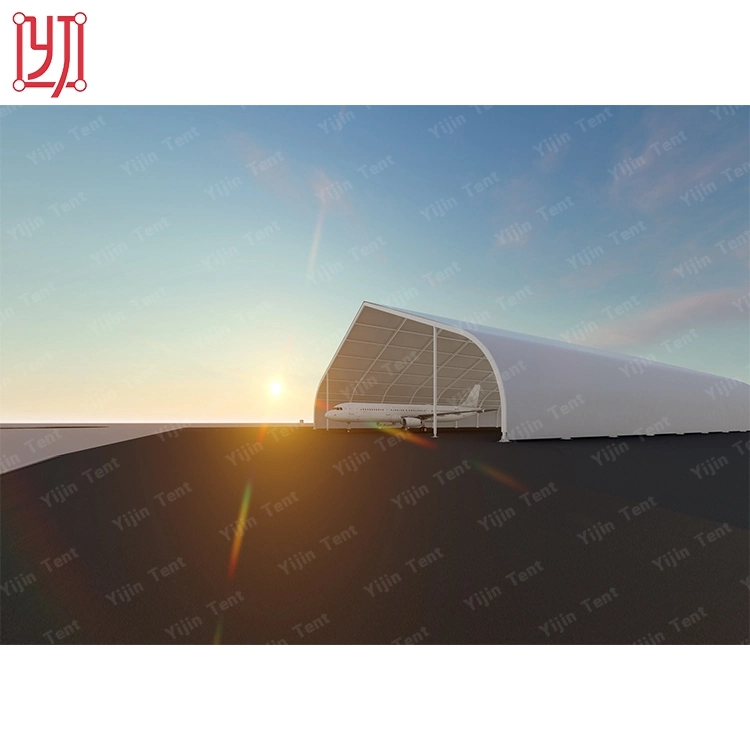 20m 30m Large Curve Shape TFS Hangar Construction Tent Warehouse