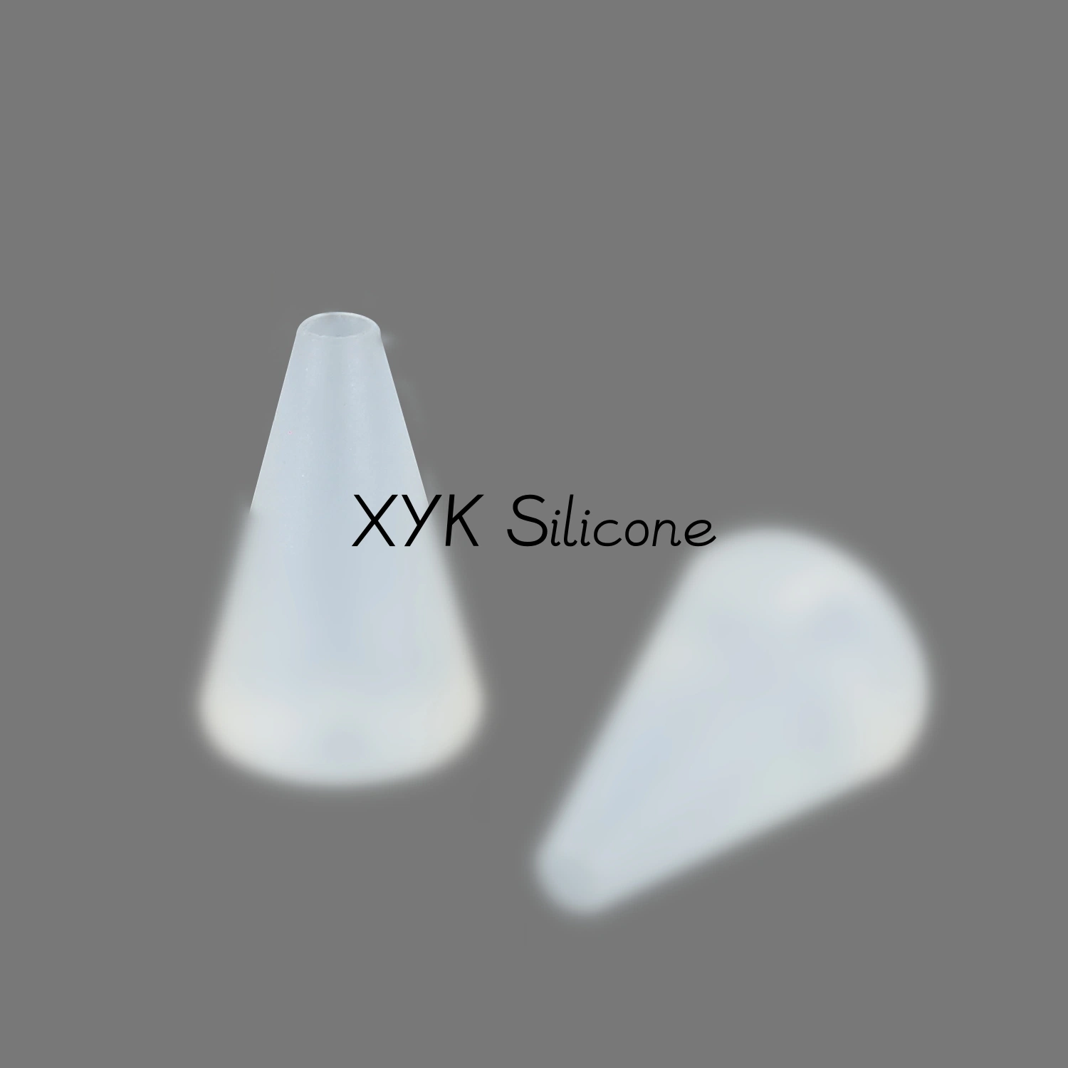 Cone-Shaped Pièces en caoutchouc de silicone médical non standard