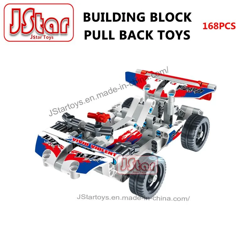 2023Jstar novo 135PCS Tractor Carro Puxe a haste de blocos de construção Technic tijolos de bricolage define os brinquedos para crianças de Engenharia de aprendizagem construção dons Ideal para brinquedos