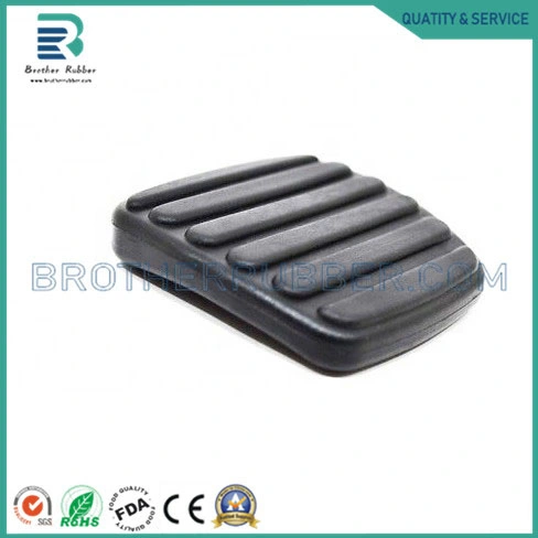 Ribbed Flexible Rubber Clutch Brake Pedal for Car