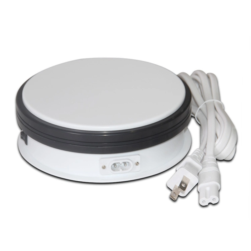 Giradiscos-BKL Small Electric 360 Rotating Turntable Joyería pantalla Stand for Escaparate