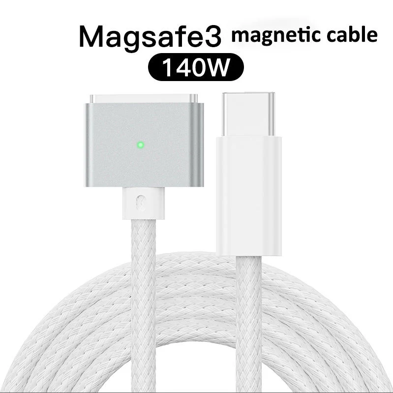 Power Cable Cord USB C to Magsafe3 T Head