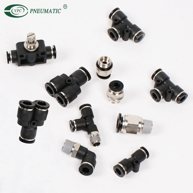 Straight Union PC6-01 Pneumatic Quick Connect Fittings