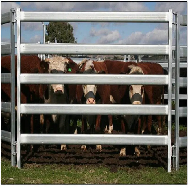 Paneles de cercado de metal portátiles de oveja y cabra soldados galvanizados