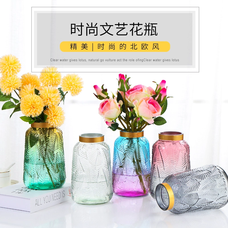 New Design of Living Room Interior Decoration Modern Glass Vase