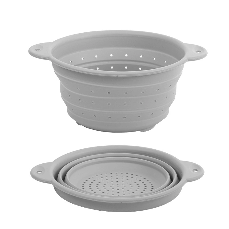 Collapsible Colander Silicone Drain Basket