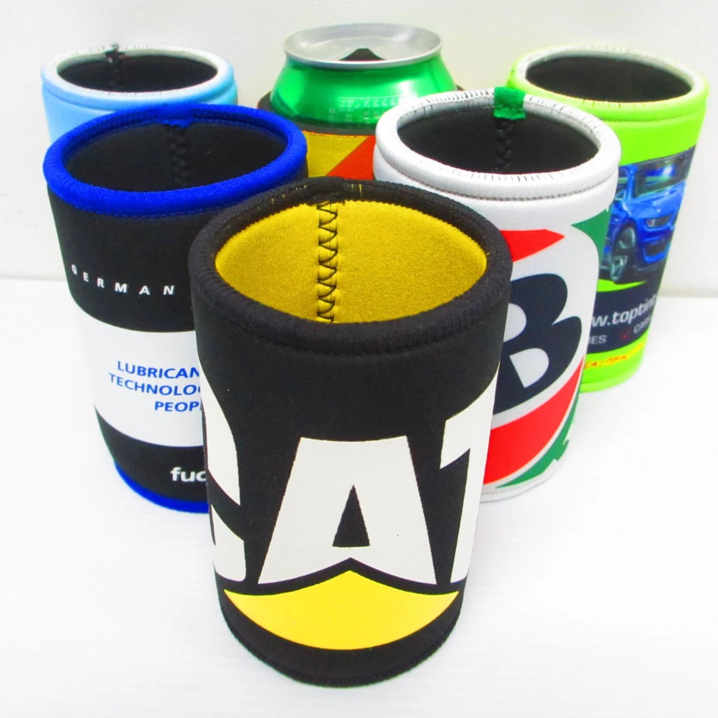 Logo Sublimation Custom Wholesale/Supplier Collapsible Neoprene Beer Can Cooler Sleeve Stubby Holder Covers