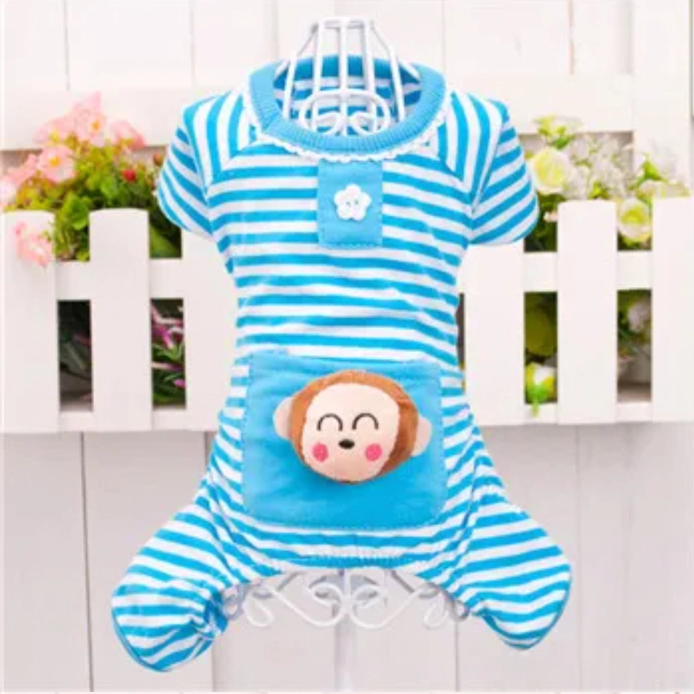 New Style Warm Comfortable Hot Selling Fall Winter Soft Striped Pocket Pajamas Cotton Clothes