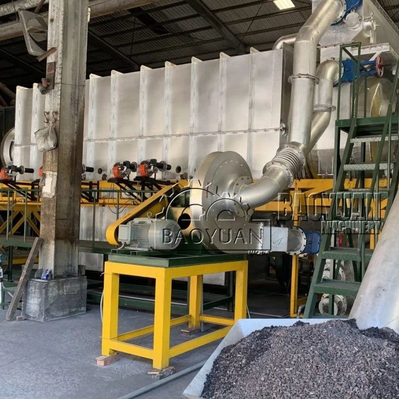 Gold Mine Extract Coconut Shell Activated Carbon Reactivation Kiln Activated Carbon Making Machine