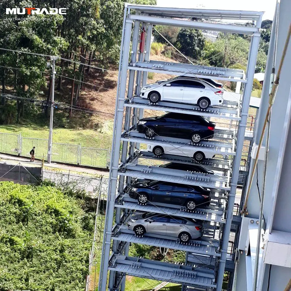 Edificio de torre de estacionamiento vertical automatizado de alta calidad y barato Sistema de estacionamiento