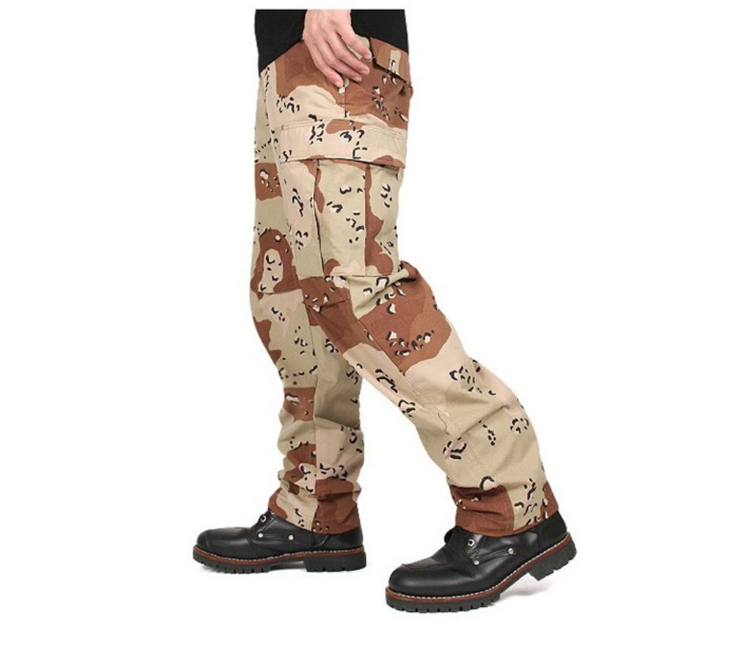 Military Style Bdu 6 Color Desert Camouflage Fabric Uniform Clothing