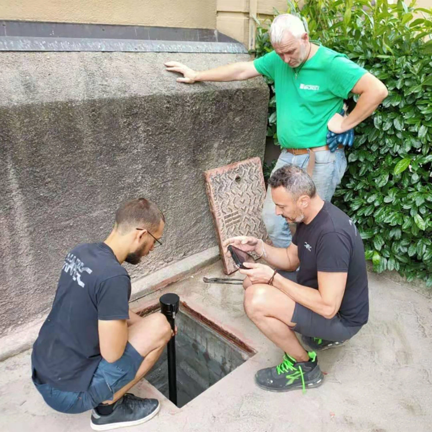 Teleskopprüfstangenkamera für die Hauptinspektion DN100-2000 mit Laser Messung