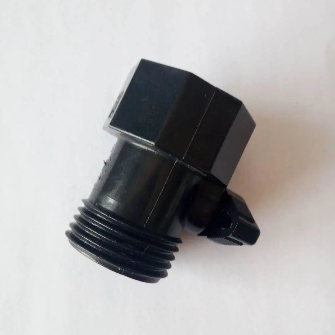 Plastic Garden Hose Valve 3/4&quot; Female X 3/4&quot; Male Gh Thread