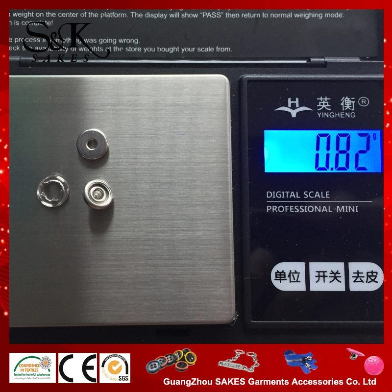 301# High quality/High cost performance  Metal H65 Brass Ptong Snap Button for Garments