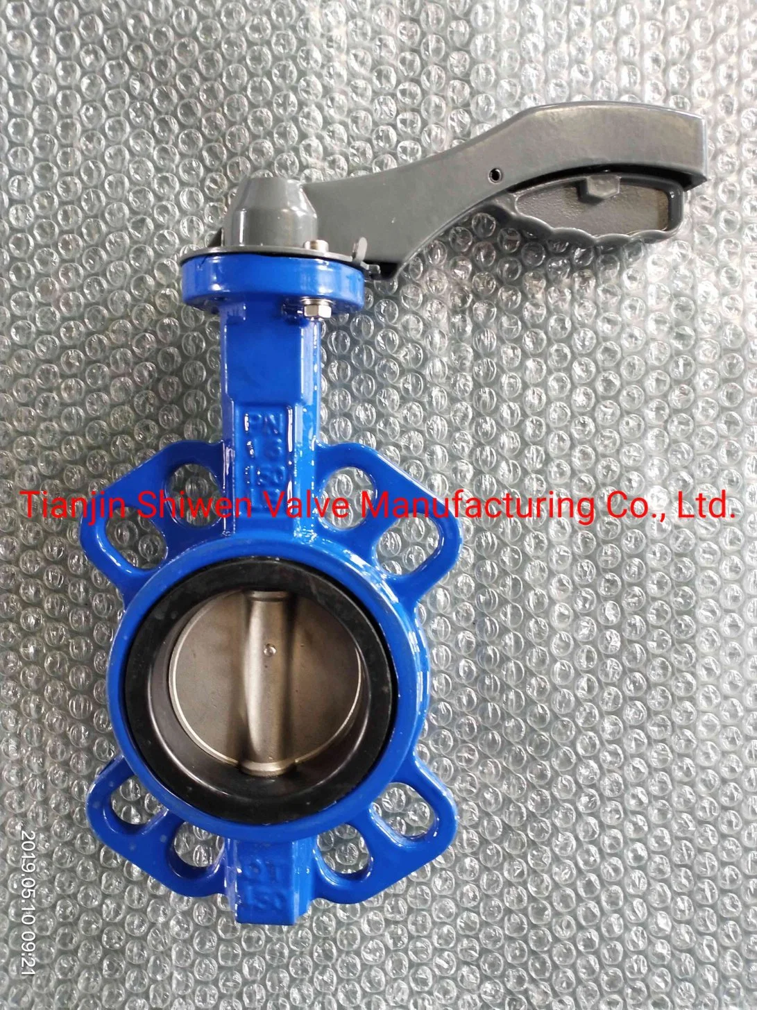 Wafer Type Butterfly Valve with Aluminum Lever