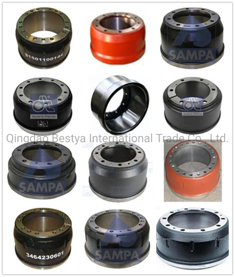 Brake Drum for Mercedes-Benz/Volvo/Man/Scania/Renault/Daf/Iveco/ Isuzu/ Mitsubishi/ Hino/Hyundai/