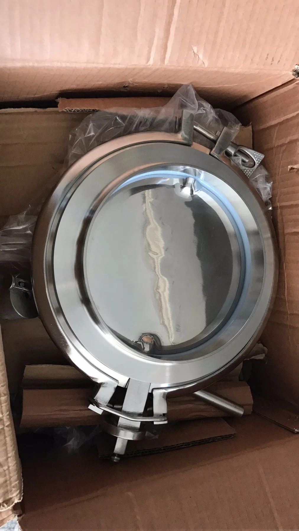 Stainless Steel Food Grade Pneumatic Butterfly Valve with Control Cap (JN-BV1002)