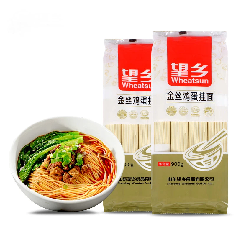 Wheatsun Wholesale/Supplier Noodles Gold Wire Wheat Flour Egg Ramen Noodles