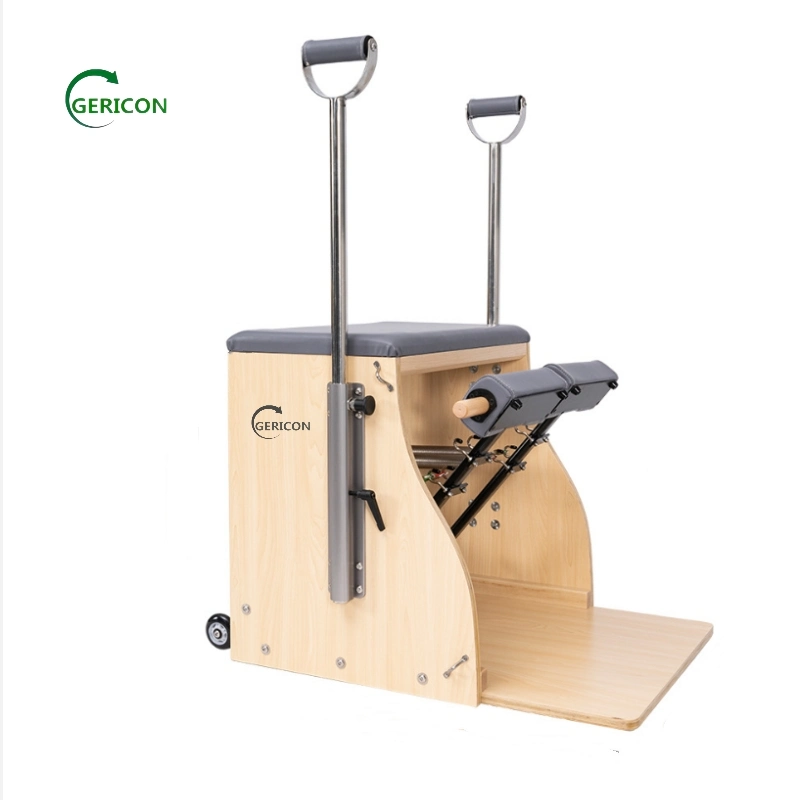 Yoga Machine Maple Wooden Pilates Reformer Wunda Stability Chair for Gym Studio