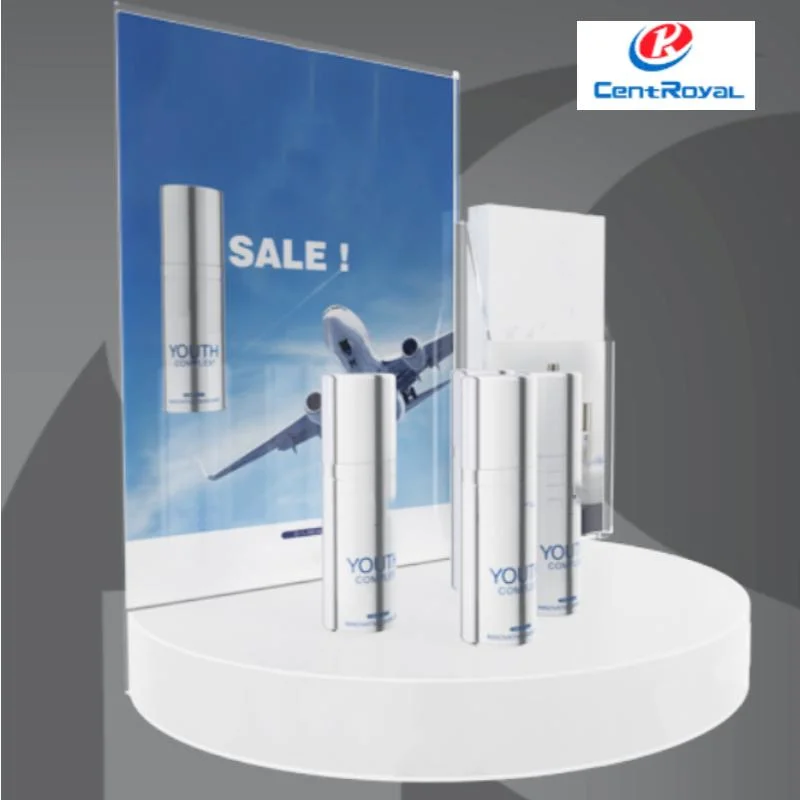 Customized Countertop Acrylic Book Brochure Display Stand for Retail Supermarket