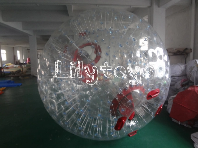 TPU / PVC Aufblasbare bunte Gras Zorb Ball zum Verkauf