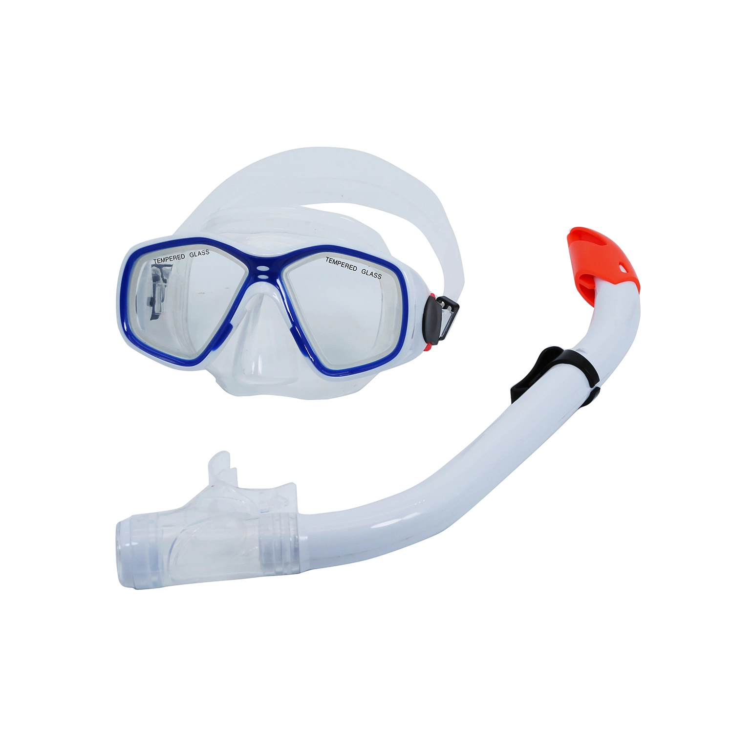 Diving Glasses Silicone Strap Freediving Tempered Glass Fishing Freediving Mask Snorkeling Set