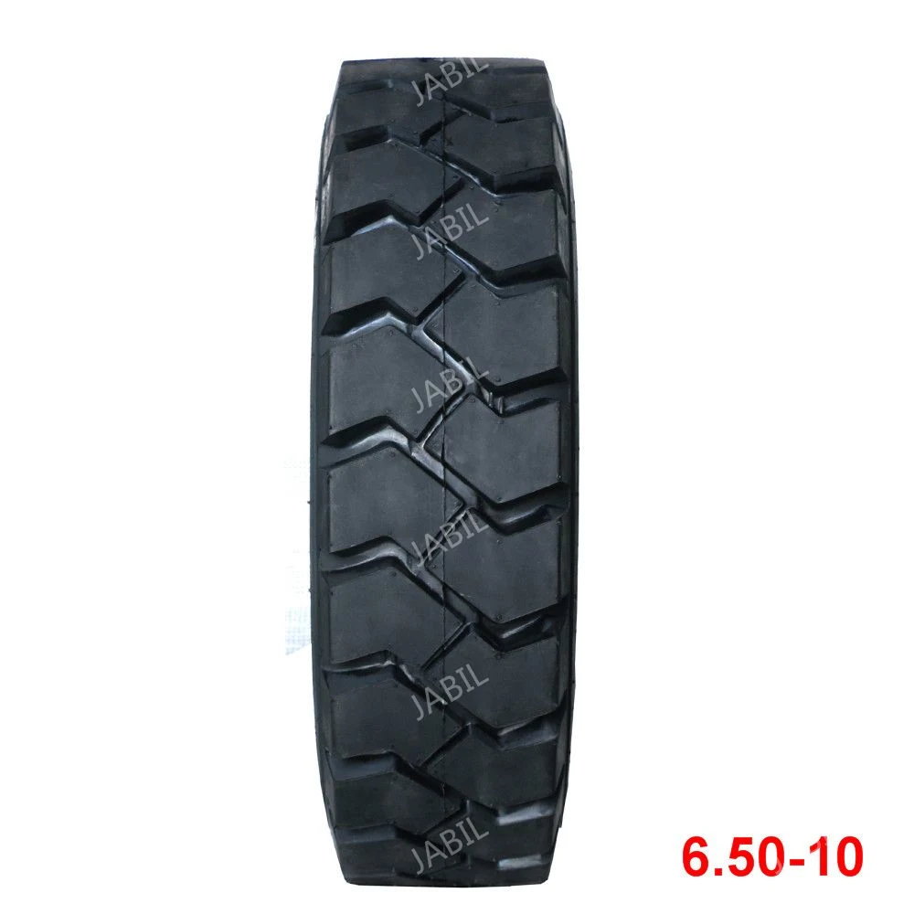 Neumático neumático acolchado 6.50-10 para piezas de remolque de carretilla elevadora descon Carretera OTR Equipo de servicio pesado Industrial Forklift neumático